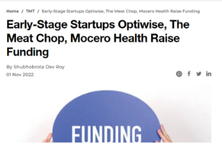 VCCircle reporting Mocero's Funding Announcement of 1.3 Crore.